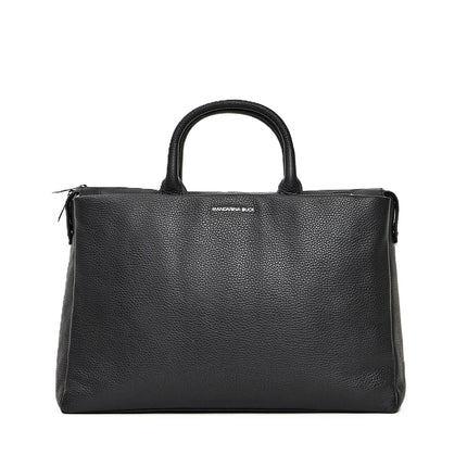 Mandarina Duck Borsa LavoroTracolla Porta PC 15 Pollici Laptop in Pelle Nera MWT04 MELLOW URBAN BLACK Mandarina Duck 