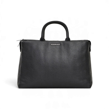 Mandarina Duck Borsa LavoroTracolla Porta PC 15 Pollici Laptop in Pelle Nera MWT04 MELLOW URBAN BLACK Mandarina Duck 