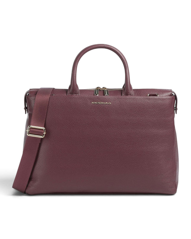 Borsa LavoroTracolla Porta PC 15 Pollici Laptop in Pelle Bordeaux | Mandarina Duck MWT04 MELLOW URBAN SIN Mandarina Duck 
