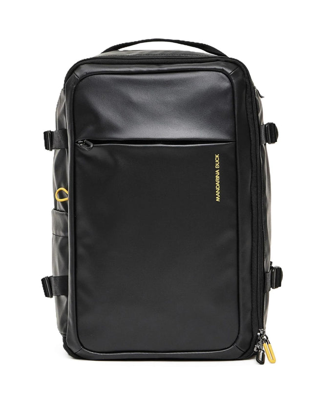 Mandarina Duck Zaino da Viaggio Business Porta PC 13 Pollici Laptop Nero OST08 ECO COATED BLACK Mandarina Duck 