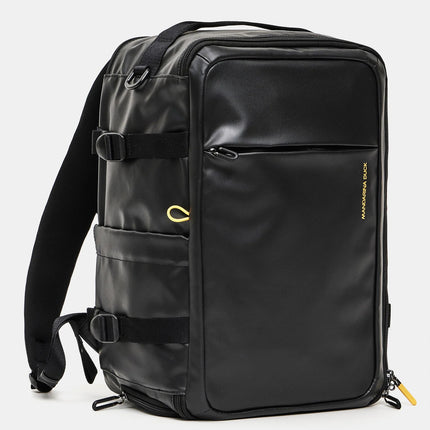 Mandarina Duck Zaino da Viaggio Business Porta PC 13 Pollici Laptop Nero OST08 ECO COATED BLACK Mandarina Duck 