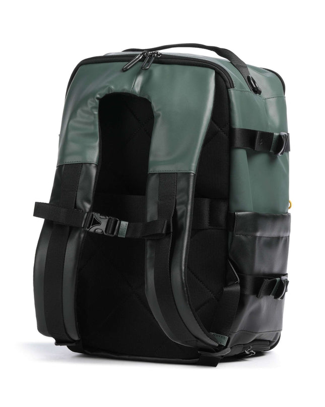 Mandarina Duck Zaino da Viaggio Business Porta PC 13 Pollici Laptop Verde Deep Green OST08 ECO COATED DEEP GREEN Mandarina Duck 