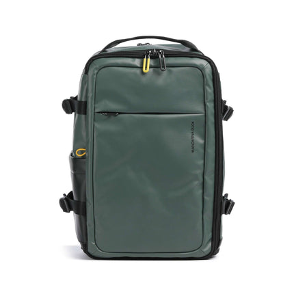 Mandarina Duck Zaino da Viaggio Business Porta PC 13 Pollici Laptop Verde Deep Green OST08 ECO COATED DEEP GREEN Mandarina Duck 