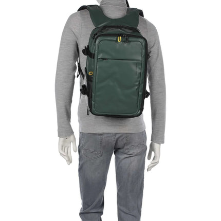 Mandarina Duck Zaino da Viaggio Business Porta PC 13 Pollici Laptop Verde Deep Green OST08 ECO COATED DEEP GREEN Mandarina Duck 