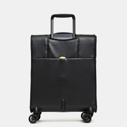 Mandarina Duck Trolley da Cabina Bagaglio a Mano Valigia 4 Ruote Nera OSV01 ECO COATED BLACK Mandarina Duck 