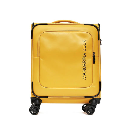 Mandarina Duck Trolley da Cabina Bagaglio a Mano Valigia 4 Ruote Giallo OSV01 ECO COATED DUCK YELLOW Mandarina Duck 