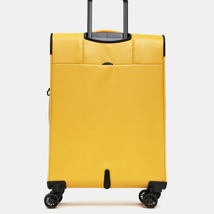 Mandarina Duck Trolley Medio Espandibile Valigia 4 Ruote Giallo OSV03 ECO COATED DUCK YELLOW Mandarina Duck 