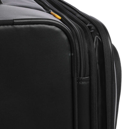 Mandarina Duck Trolley Medio Espandibile Valigia 4 Ruote Nero OSV03 ECO COATED BLACK Mandarina Duck 