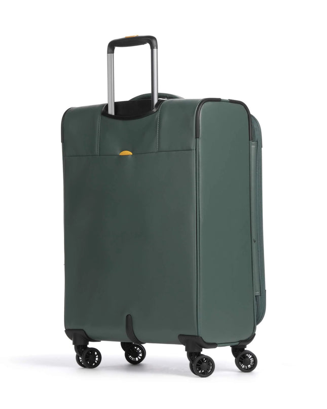 Mandarina Duck Trolley Medio Espandibile Valigia 4 Ruote Deep Green Verde OSV03 ECO COATED DEEP GREEN Mandarina Duck 