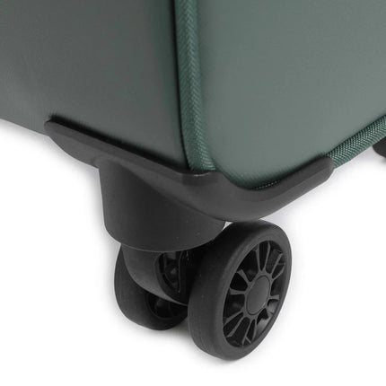 Mandarina Duck Trolley Medio Espandibile Valigia 4 Ruote Deep Green Verde OSV03 ECO COATED DEEP GREEN Mandarina Duck 