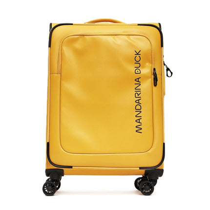 Mandarina Duck Trolley Medio Espandibile Valigia 4 Ruote Giallo OSV03 ECO COATED DUCK YELLOW Mandarina Duck 
