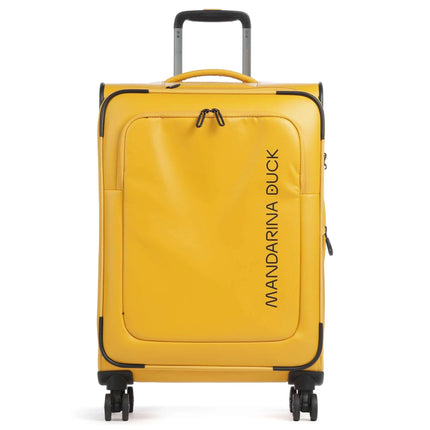 Mandarina Duck Trolley Medio Espandibile Valigia 4 Ruote Giallo OSV03 ECO COATED DUCK YELLOW Mandarina Duck 