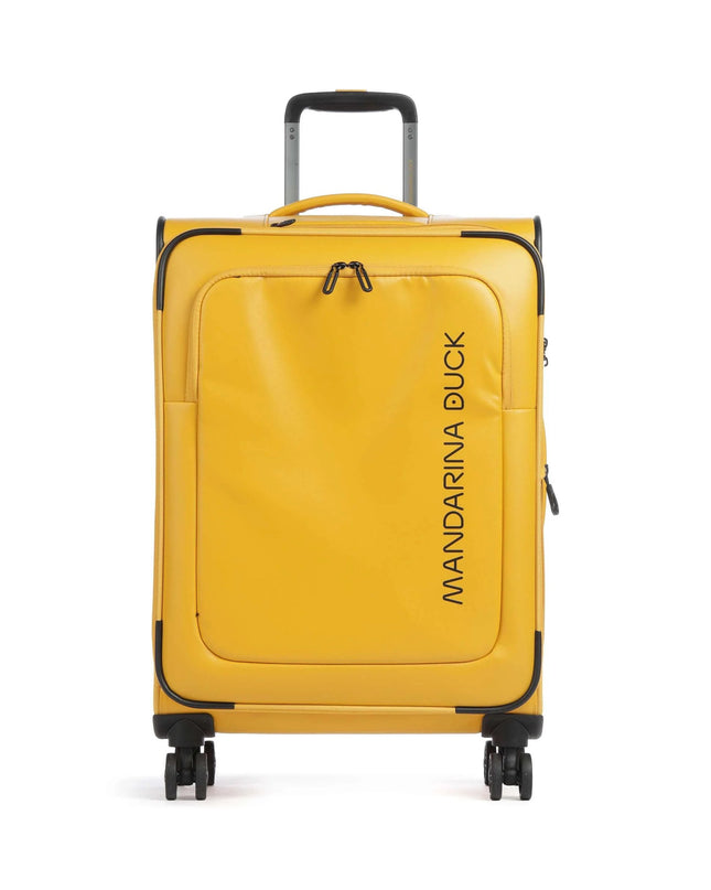 Mandarina Duck Trolley Medio Espandibile Valigia 4 Ruote Giallo OSV03 ECO COATED DUCK YELLOW Mandarina Duck 