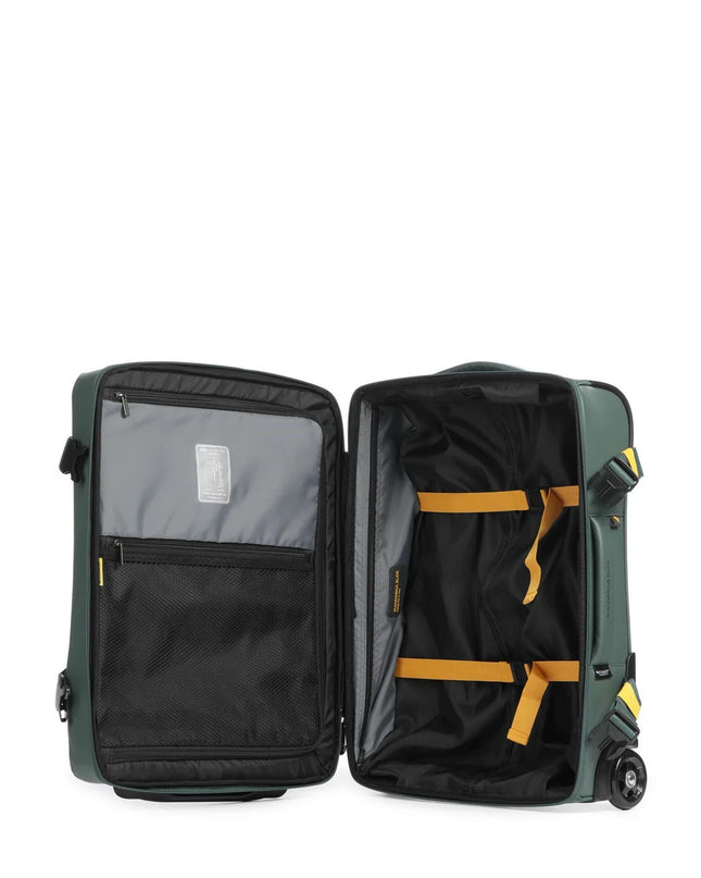 Mandarina Duck Trolley Medio Valigia 2 Ruote Deep Green Verde OSV07 ECO COATED DEEP GREEN Mandarina Duck 