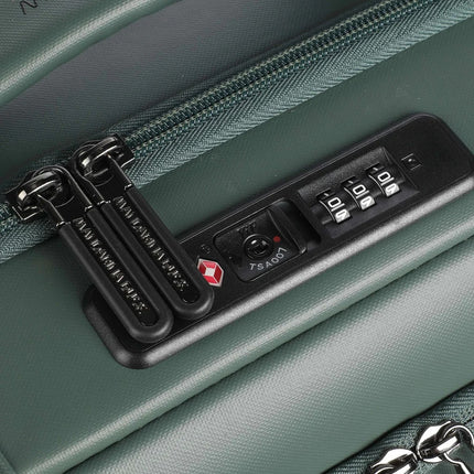 Mandarina Duck Trolley Medio Valigia 2 Ruote Deep Green Verde OSV07 ECO COATED DEEP GREEN Mandarina Duck 