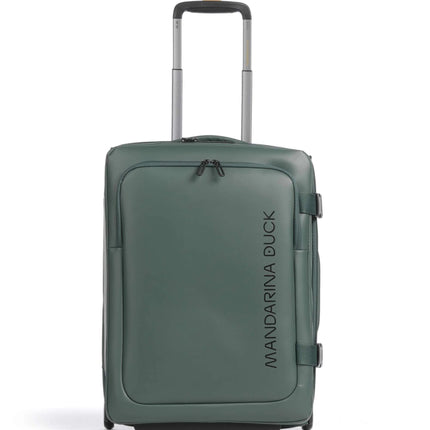 Mandarina Duck Trolley Medio Valigia 2 Ruote Deep Green Verde OSV07 ECO COATED DEEP GREEN Mandarina Duck 
