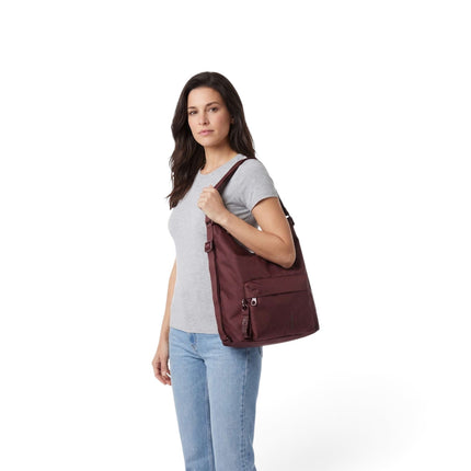 Borsa Convertibile Zaino Tessuto Sin Bordeaux | Mandarina Duck QMT09 MD20 SIN Mandarina Duck 