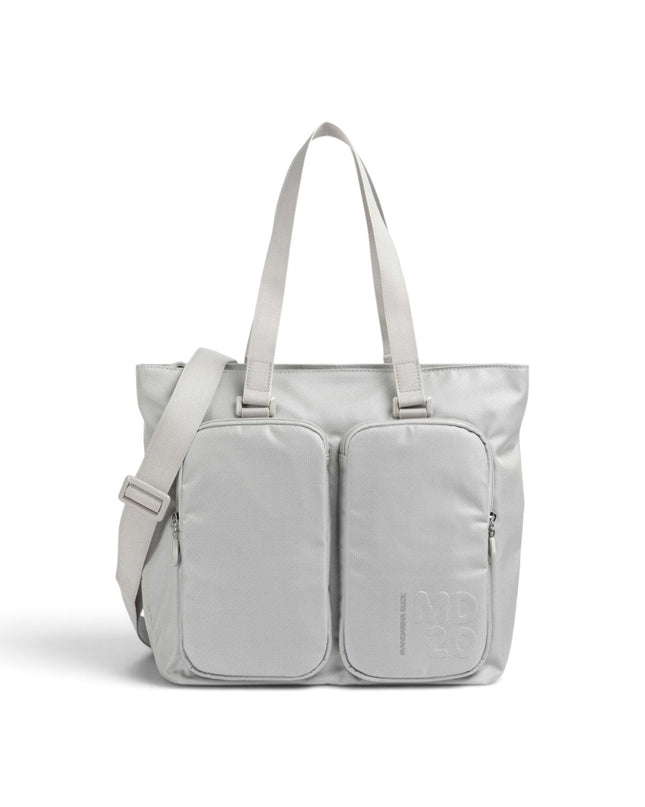 Mandarina Duck Borsa Shopper Donna con Tracolla Regolabile in Tessuto Grigio Cocoon QMT73 MD20 COCOON Mandarina Duck 
