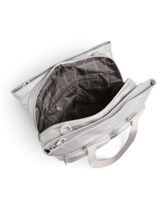 Mandarina Duck Borsa Shopper Donna con Tracolla Regolabile in Tessuto Grigio Cocoon QMT73 MD20 COCOON Mandarina Duck 