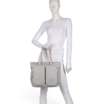 Mandarina Duck Borsa Shopper Donna con Tracolla Regolabile in Tessuto Grigio Cocoon QMT73 MD20 COCOON Mandarina Duck 