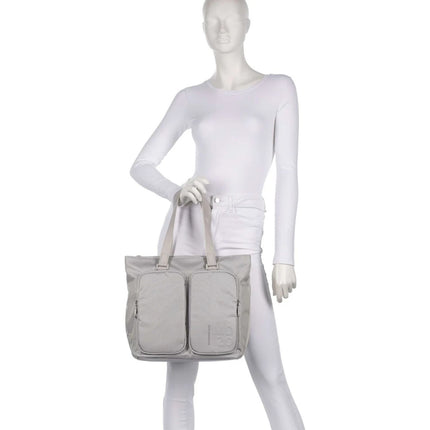 Mandarina Duck Borsa Shopper Donna con Tracolla Regolabile in Tessuto Grigio Cocoon QMT73 MD20 COCOON Mandarina Duck 