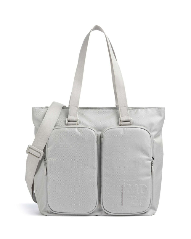 Mandarina Duck Borsa Shopper Donna con Tracolla Regolabile in Tessuto Grigio Cocoon QMT73 MD20 COCOON Mandarina Duck 