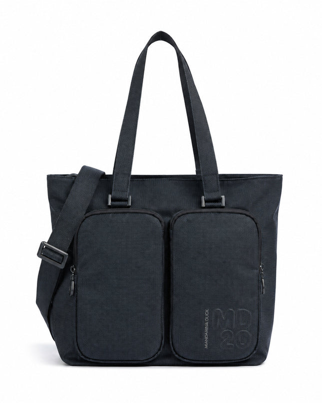 Mandarina Duck Borsa Shopper Donna con Tracolla Regolabile in Tessuto Scarab QMT73 MD20 SCARAB Mandarina Duck 