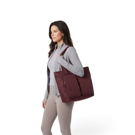 Mandarina Duck Borsa Shopper Donna con Tracolla Regolabile in Tessuto Sin Bordeaux QMT73 MD20 SIN Mandarina Duck 