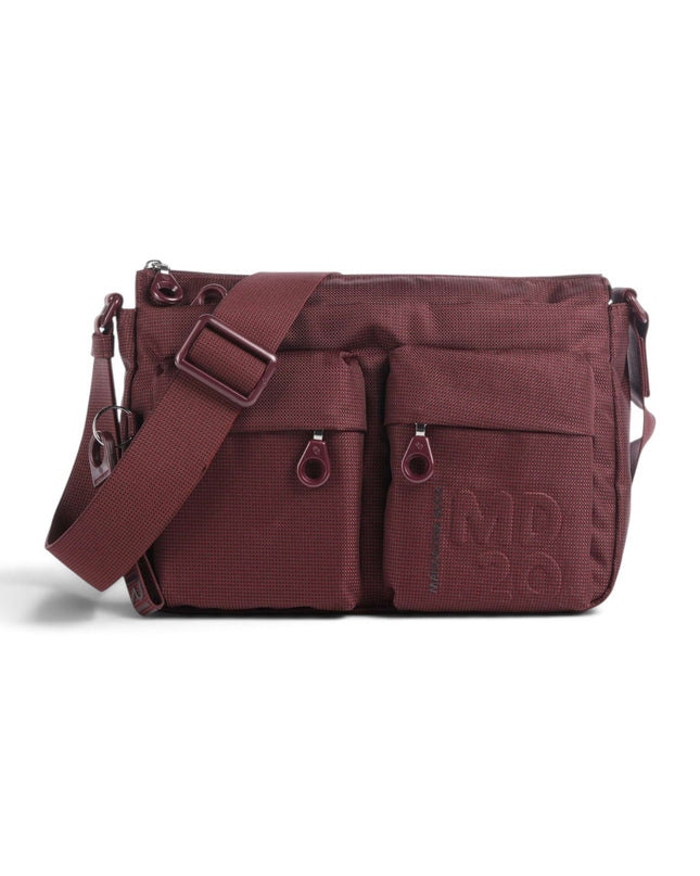 Borsa con Tracolla Regolabile in Tessuto Sin Bordeaux | Mandarina Duck QMTX5 MD20 SIN Mandarina Duck 