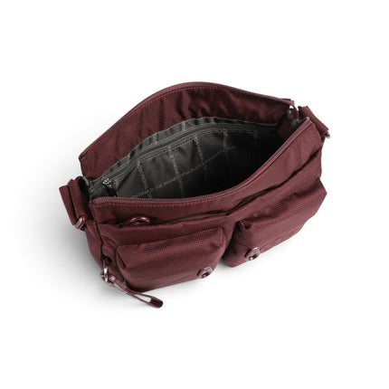Borsa con Tracolla Regolabile in Tessuto Sin Bordeaux | Mandarina Duck QMTX5 MD20 SIN Mandarina Duck 