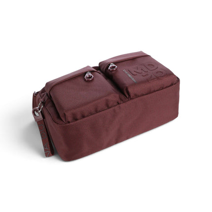 Borsa con Tracolla Regolabile in Tessuto Sin Bordeaux | Mandarina Duck QMTX5 MD20 SIN Mandarina Duck 