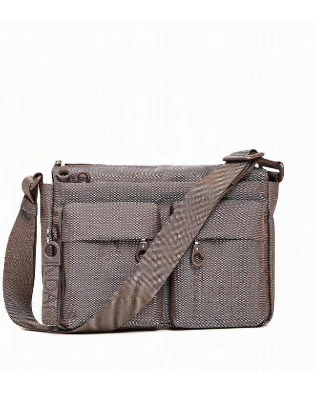 Mandarina Duck Borsa con Tracolla Regolabile in Tessuto Taupe QMTX5 MD20 TAUPE Mandarina Duck 