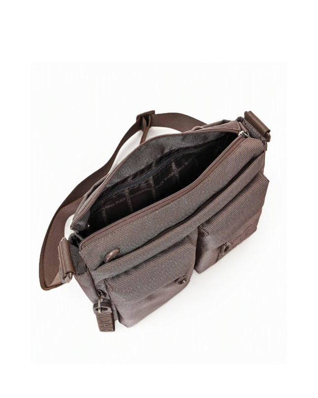 Mandarina Duck Borsa con Tracolla Regolabile in Tessuto Taupe QMTX5 MD20 TAUPE Mandarina Duck 