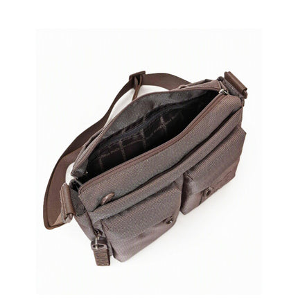 Mandarina Duck Borsa con Tracolla Regolabile in Tessuto Taupe QMTX5 MD20 TAUPE Mandarina Duck 