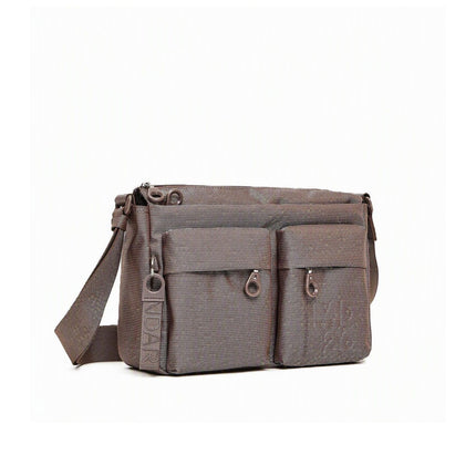 Mandarina Duck Borsa con Tracolla Regolabile in Tessuto Taupe QMTX5 MD20 TAUPE Mandarina Duck 