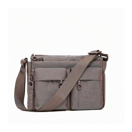 Mandarina Duck Borsa con Tracolla Regolabile in Tessuto Taupe QMTX5 MD20 TAUPE Mandarina Duck 