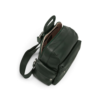Zaino in Pelle Deep Verde | Mandarina Duck TKTT1 MD20 LEATHER DEEP GREEN Mandarina Duck 