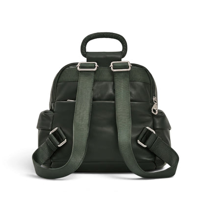 Zaino in Pelle Deep Verde | Mandarina Duck TKTT1 MD20 LEATHER DEEP GREEN Mandarina Duck 