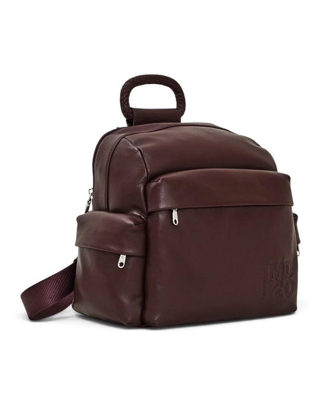Zaino in Pelle Bordeaux | Mandarina Duck TKTT1 MD20 LEATHER SIN Mandarina Duck 