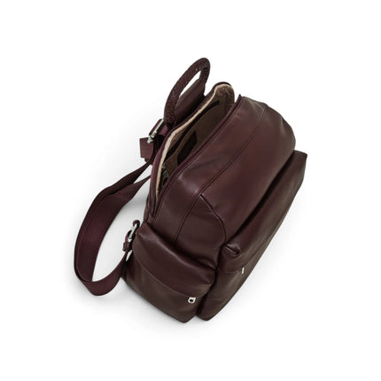 Zaino in Pelle Bordeaux | Mandarina Duck TKTT1 MD20 LEATHER SIN Mandarina Duck 