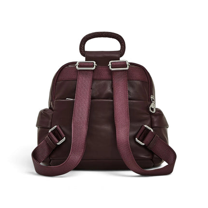 Zaino in Pelle Bordeaux | Mandarina Duck TKTT1 MD20 LEATHER SIN Mandarina Duck 
