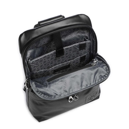 Mandarina Duck Zaino in Pelle con Laptop 13 Pollici in Pelle Nera TKTZ4 MD20 BLACK Mandarina Duck 