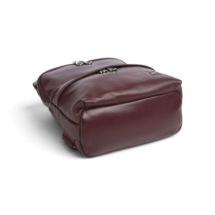 Zaino in Pelle con Laptop 13 Pollici in Pelle Bordeaux | Mandarina Duck TKTZ4 MD20 LEATHER SIN Mandarina Duck 