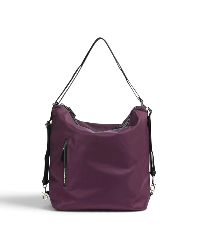 Borsa Convertibile Zaino in Tessuto e Pelle Sin Bordeaux | Mandarina Duck VCT10 HUNTER SIN Mandarina Duck 