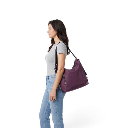 Borsa Convertibile Zaino in Tessuto e Pelle Sin Bordeaux | Mandarina Duck VCT10 HUNTER SIN Mandarina Duck 