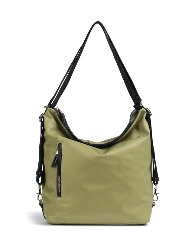 Mandarina Duck Borsa Zaino Convertibile in Tessuto e Pelle Verde Oliva VCT10 HUNTER WINTER OLIVE Mandarina Duck 