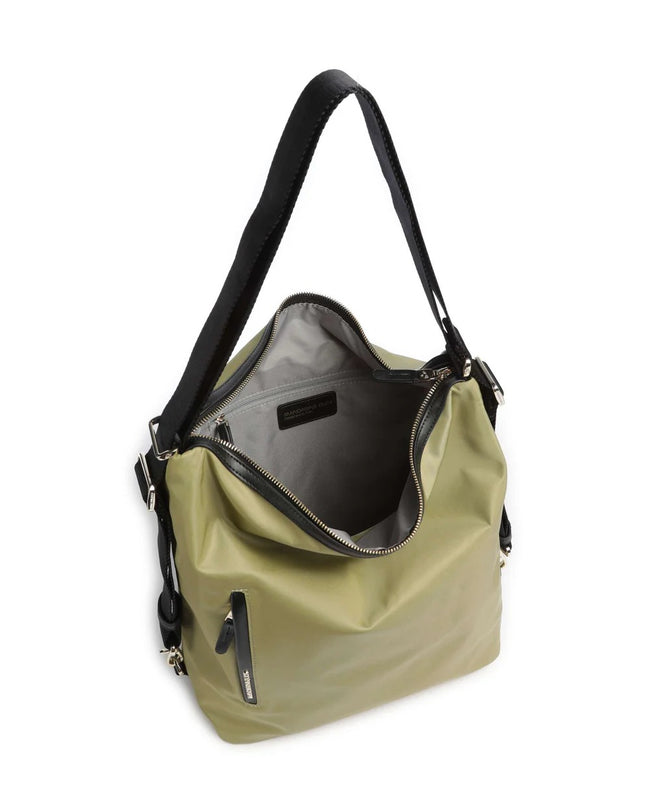 Mandarina Duck Borsa Zaino Convertibile in Tessuto e Pelle Verde Oliva VCT10 HUNTER WINTER OLIVE Mandarina Duck 