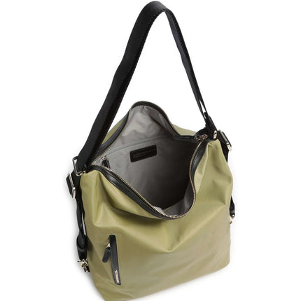 Mandarina Duck Borsa Zaino Convertibile in Tessuto e Pelle Verde Oliva VCT10 HUNTER WINTER OLIVE Mandarina Duck 