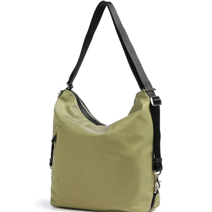 Mandarina Duck Borsa Zaino Convertibile in Tessuto e Pelle Verde Oliva VCT10 HUNTER WINTER OLIVE Mandarina Duck 
