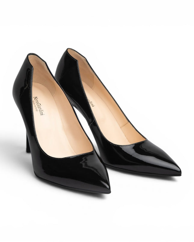 Nero Giardini Decollete Donna Tacco Stiletto in Vernice Nero E211041DE NERO 100 Nero Giardini 